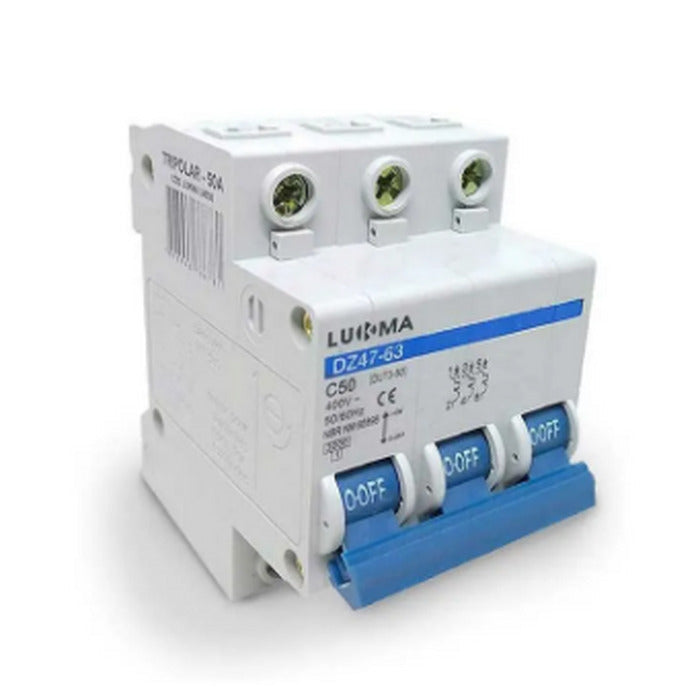 DISJUNTOR MINI TRIPOLAR 6A- LUKMA