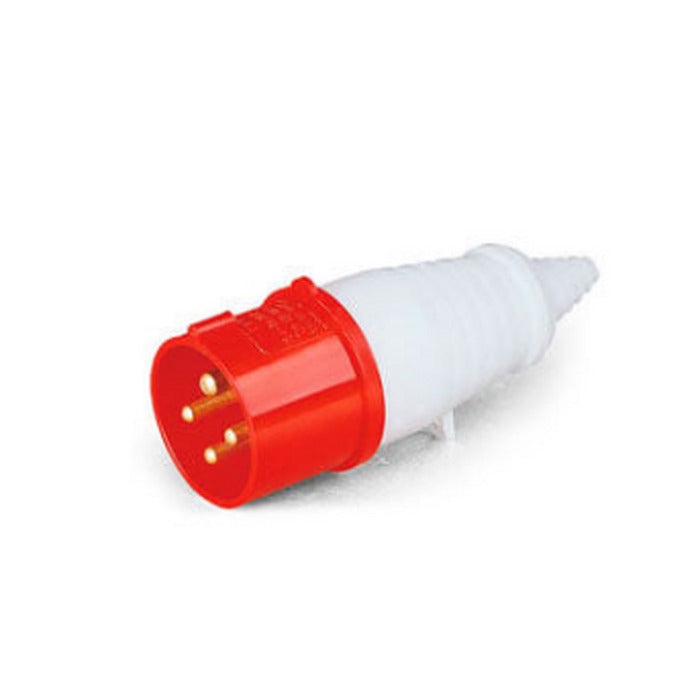 PLUGUE INDUSTRIAL - 3P +T 16A 380V 6H Vermelho - LUKMA