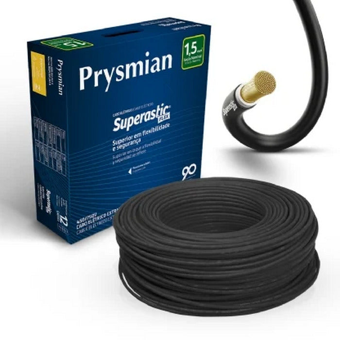 CABO FLEXIVEL 2,5 MM PRETO 750V PRYSMIAN