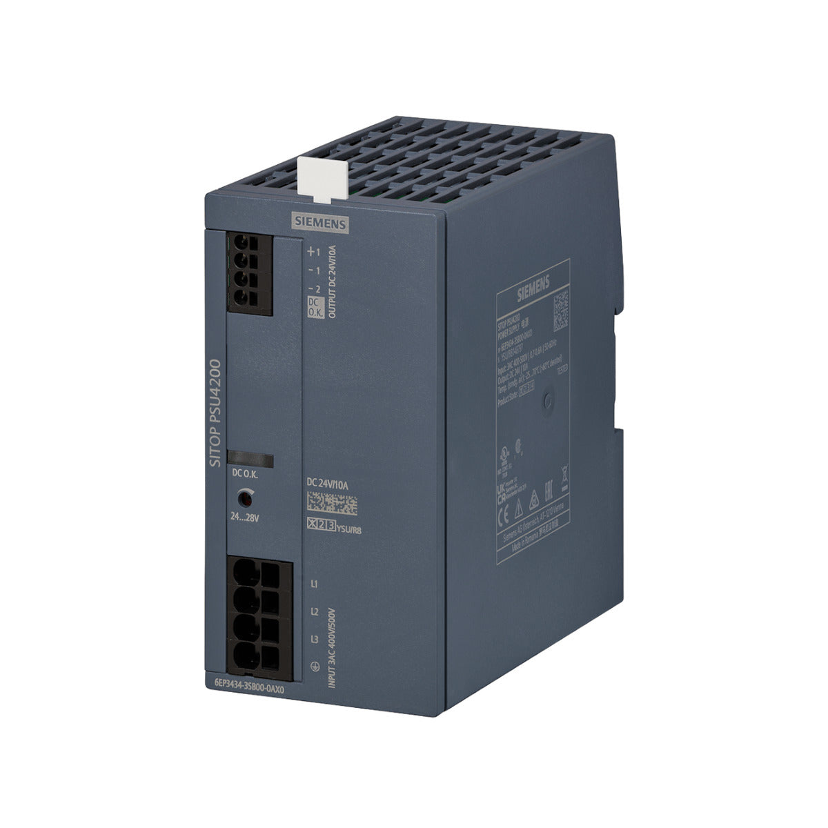 Fonte de Alimentação de Corrente SITOP Monofásica 24Vcc 10A 6EP33343SB000AX0 Siemens