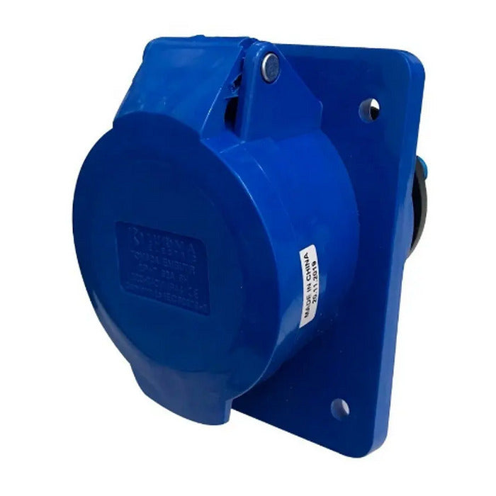 TOMADA EMB 16A-2P+T- 220/240VCA-IP44-6H