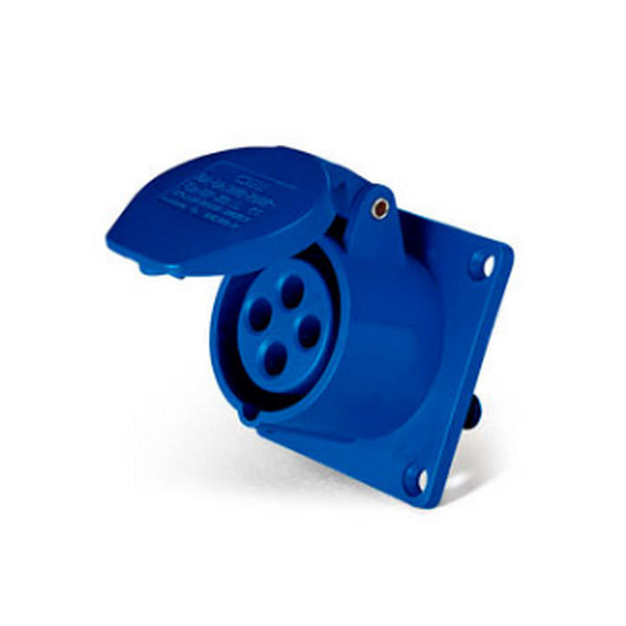 TOMADA EMBUTIR 3P+T 16A 220V 9H Azul - LUKMA
