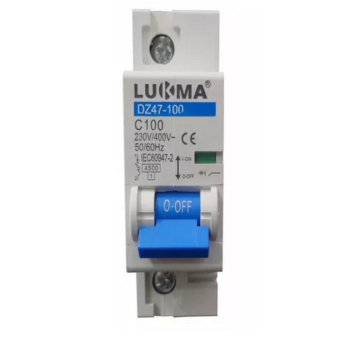 DISJUNTOR MINI MONOPOLAR 100A - LUKMA