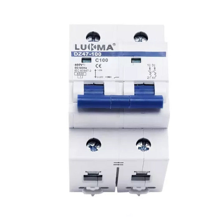 DISJUNTOR MINI BIPOLAR 100A - LUKMA