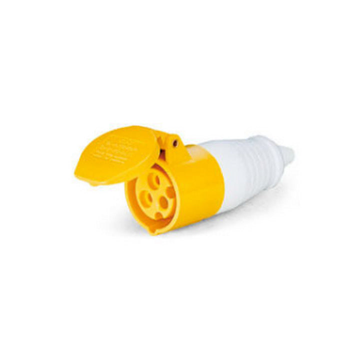 ACOPLAMENTO IND 2P+T 32A 4H Amarelo - LUKMA