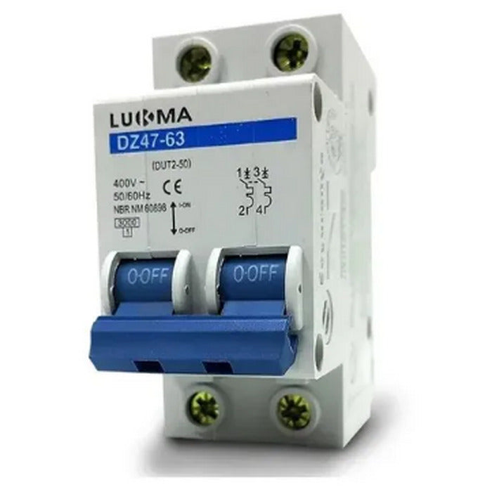 DISJUNTOR MINI BIPOLAR 6A- LUKMA