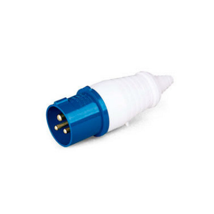 PLUGUE INDUSTRIAL - 2P +T 32A 220V 6H Azul - LUKMA