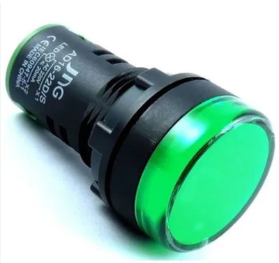 SINALIZADOR MONOBLOCO. 22MM VD 24V JNG