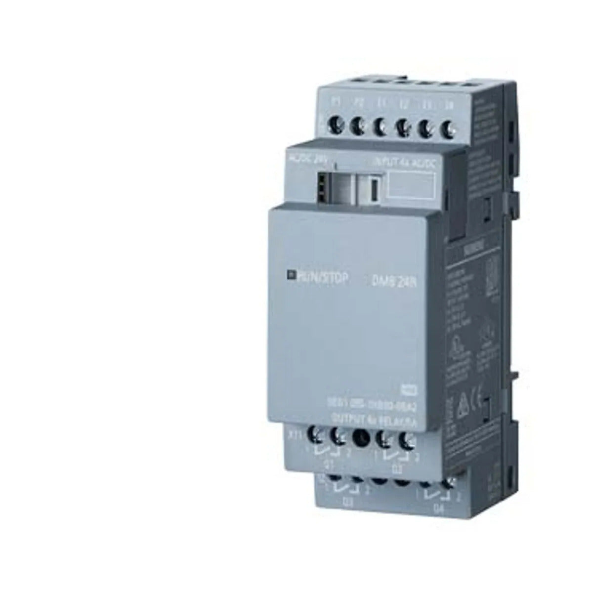 Módulo CLP LOGO 8 4 Entrada/Saida Digital 24vcc 6ED10551HB000BA2 Siemens