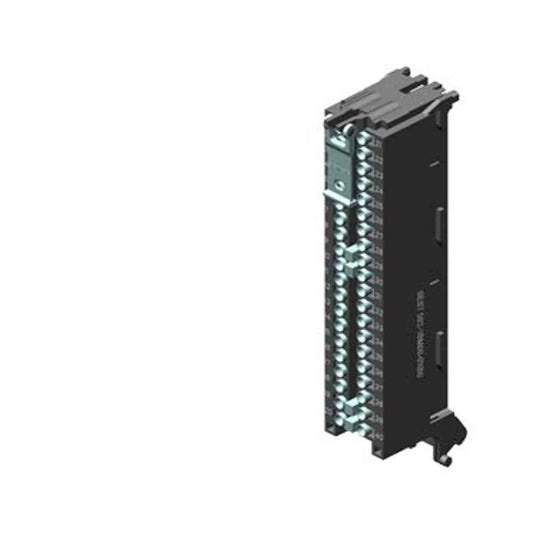 Módulo Conector Frontal Push In 40 Polos 35 Mm 6ES75921BM000XB0 Siemens