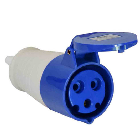 ACOPLAMENTO IND 2P+T 16A 6H Azul - LUKMA