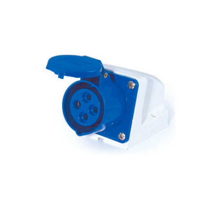 TOMADA SOBREPOR 3P+T 32A 220V 9H   Azul - LUKMA