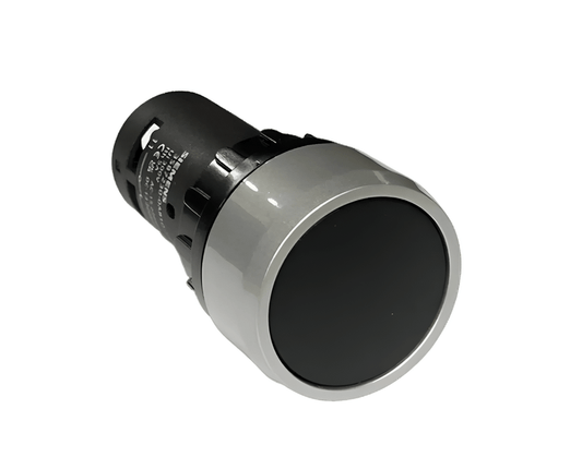 Botão Pulsador Redondo Preto 22Mm 1Na+1Nf Sem Grav 3Sb72300Ab101Fa0 Siemens