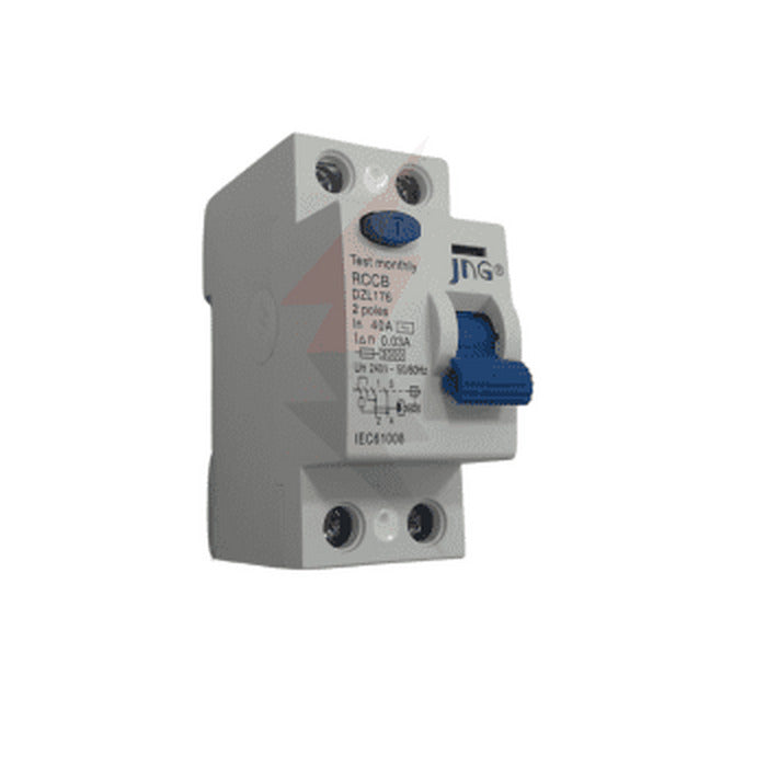 INTERRUPTOR DIFERENCIAL RESIDUAL IDR 2P 30MA 63A - DZL176 2 63 30MA