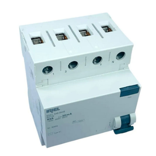 Interruptor Diferencial Residual 63A Tripolar 30mA Siemens 5SZ1 346-0MB Iriel SIEMENS
