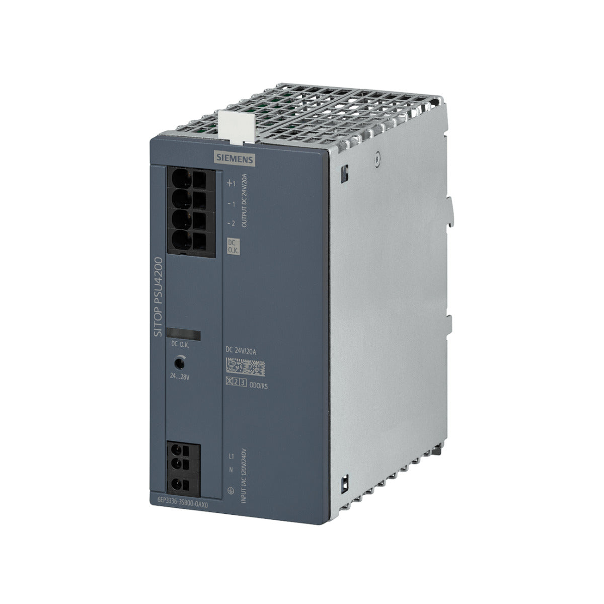 Fonte de Alimentação de Corrente SITOP Monofásica 24Vcc 20A 6EP33363SB000AX0 Siemens