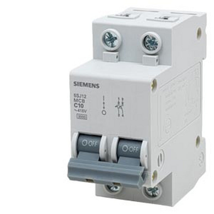 Disjuntor Mini Bipolar 40A 220/380V Curva C 3Ka 5SJ12407MB Siemens