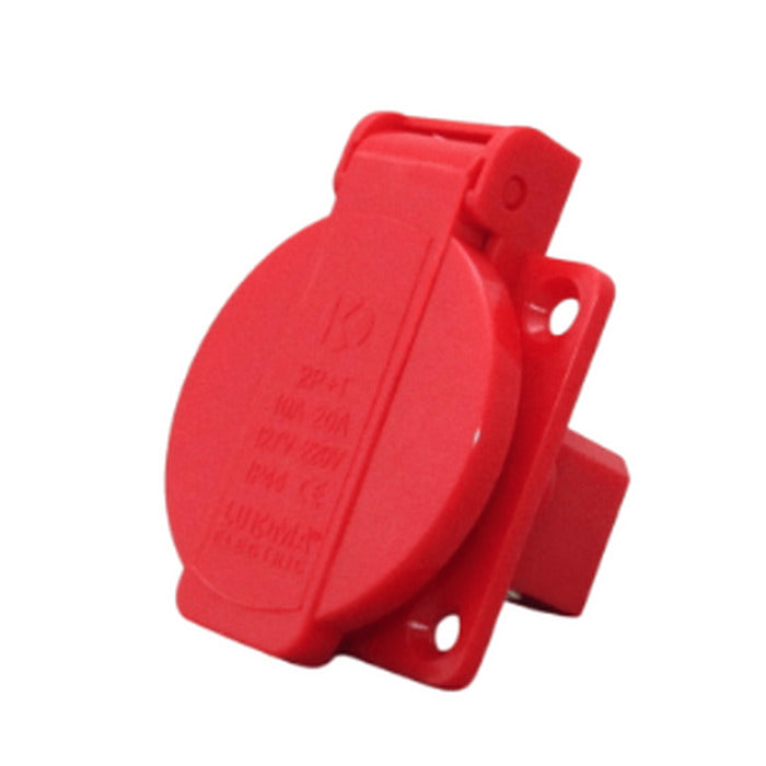 TOMADA EMBUTIR 2P+T 10-20A VERMELHO - Lukma