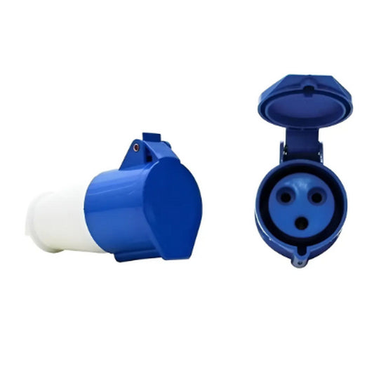 ACOPLAMENTO IND 2P+T 32A 6H Azul - LUKMA