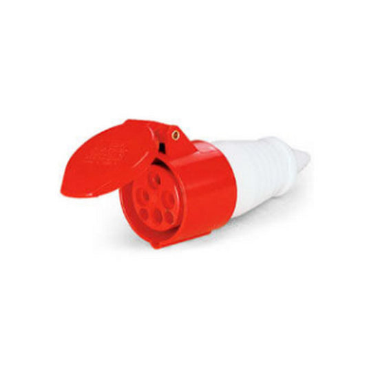 ACOPLAMENTO IND 3P+T 32A 6H Vermelho - LUKMA