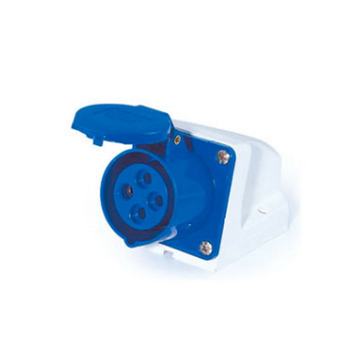 TOMADA SOBREPOR 3P+T 16A 220V 9H  Azul -LUKMA