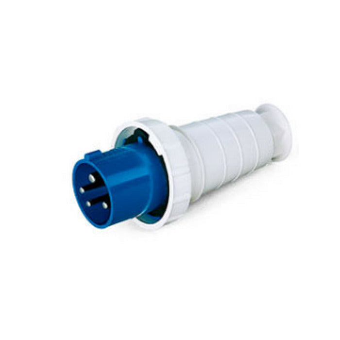 PLUGUE INDUSTRIAL - 3P +T 63A 220V 9H  Azu l- LUKMA