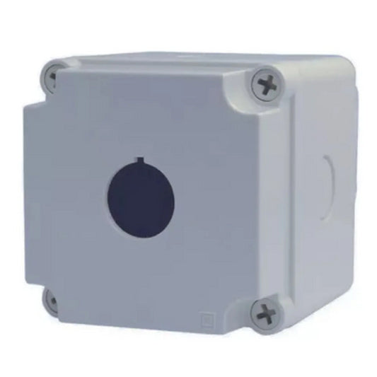 CAIXA BOTOEIRA COMANDO PARA 1 BOTÃO COR CINZA  3SB7811-0AA10-0BA0