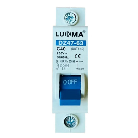 DISJUNTOR MINI MONOPOLAR 40A - LUKMA