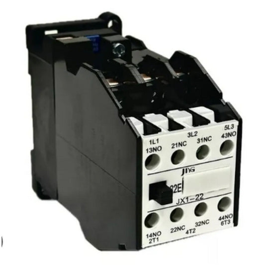 CONTATORA TRIPOLAR 2NA+2NF VCA 22A(AC3) - JX1-22 , COMANDO 110V JNG