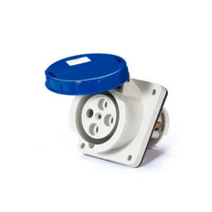 TOMADA EMBUTIR 3P+T 63A 220V 9H  Azul - LUKMA