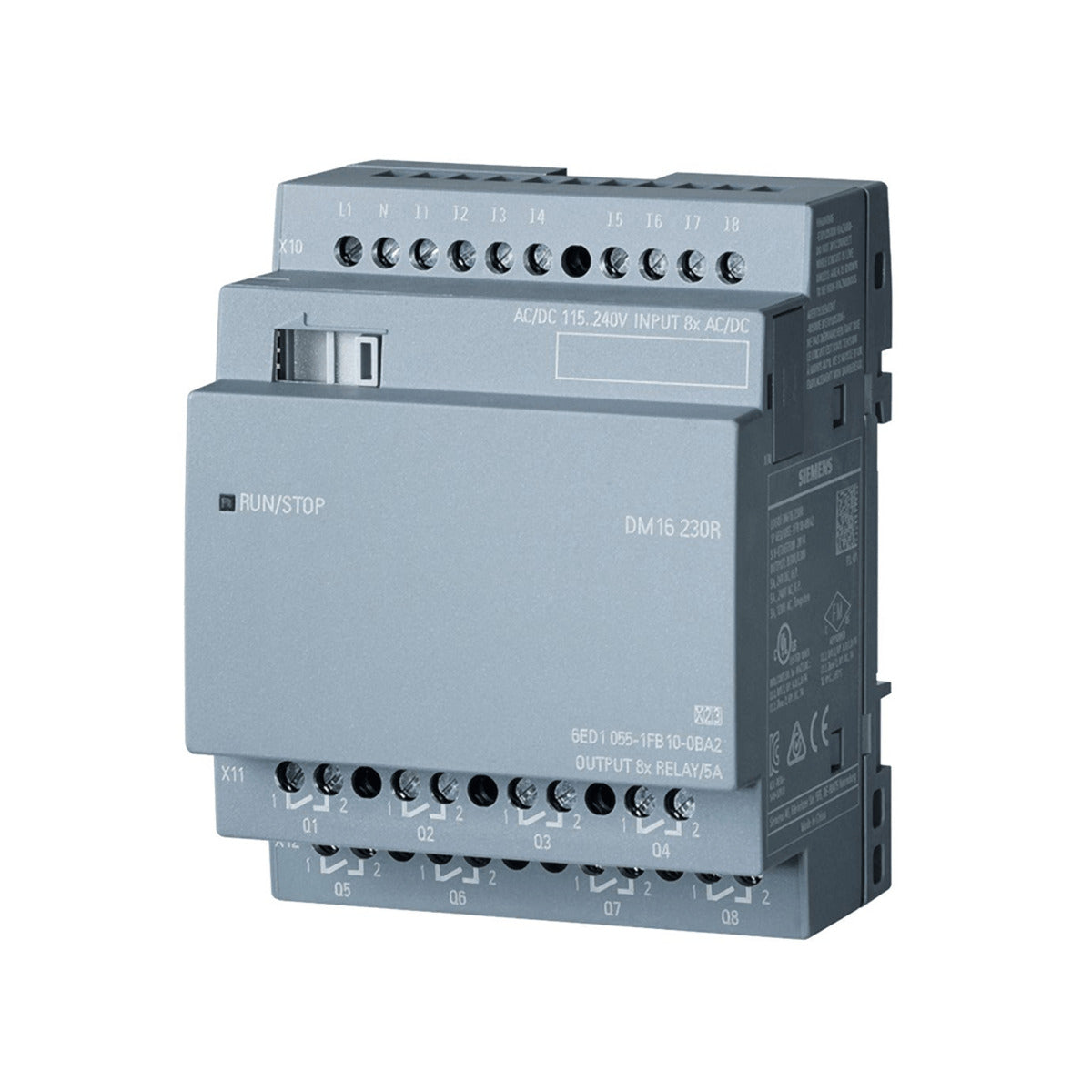 Módulo CLP LOGO 8 8E 8S Dig 230Vca/Vcc 6Ed10551Fb100Ba2 Siemens