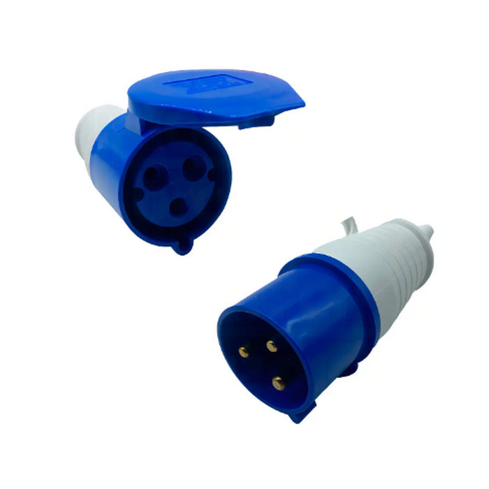 ACOPLAMENTO IND 3P+T 16A 6H Azul- LUKMA