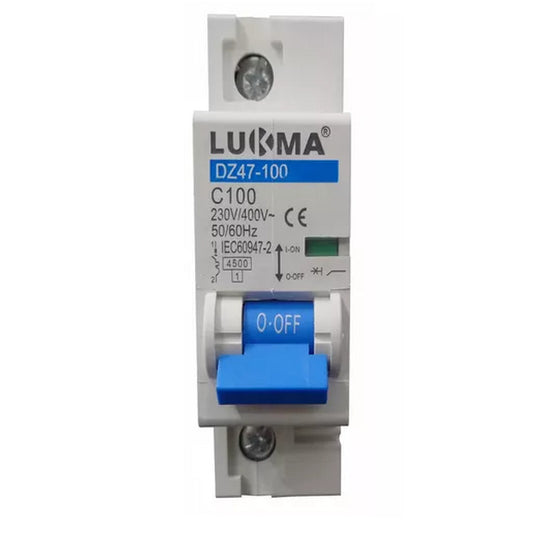 DISJUNTOR MINI MONOPOLAR 100A - LUKMA