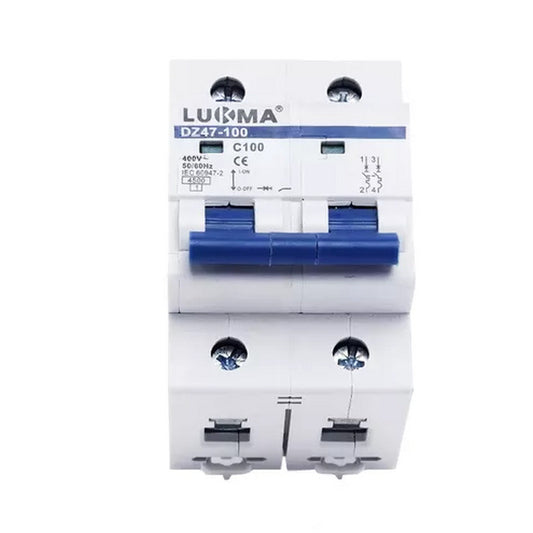 DISJUNTOR MINI BIPOLAR 100A - LUKMA