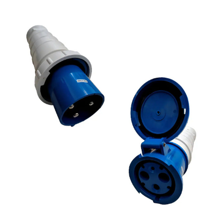 ACOPLAMENTO IND 2P+T 125A 6H  Azul - LUKMA