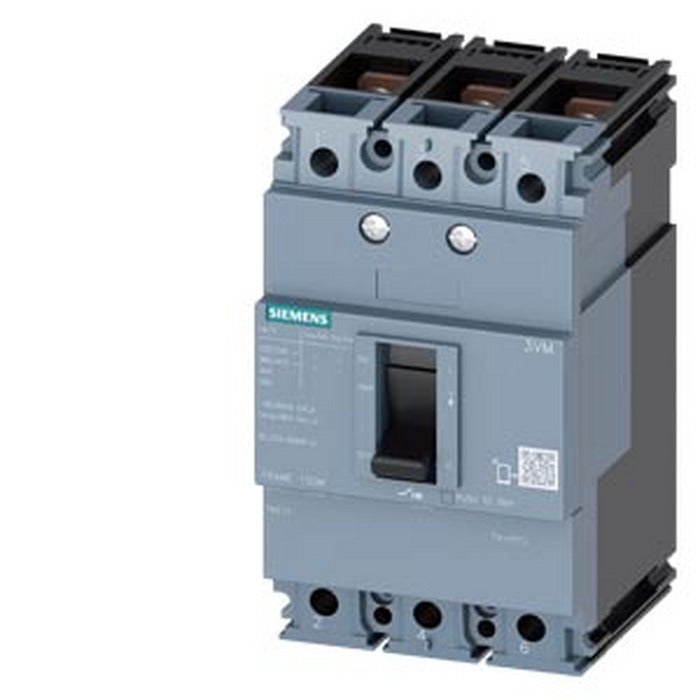 Disjuntor Caixa Moldada Tripolar Termomagnético Fixo 415VCA 32A 25KA 3VM10323ED320AA0 Siemens