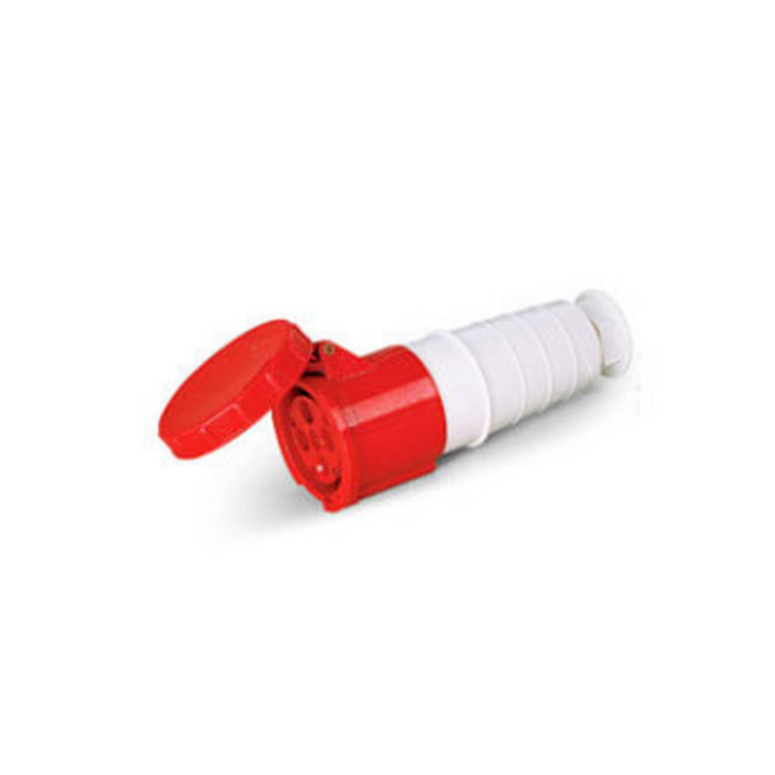 ACOPLAMENTO IND 3P+T 63A 6H  Vermelho -  LUKMA