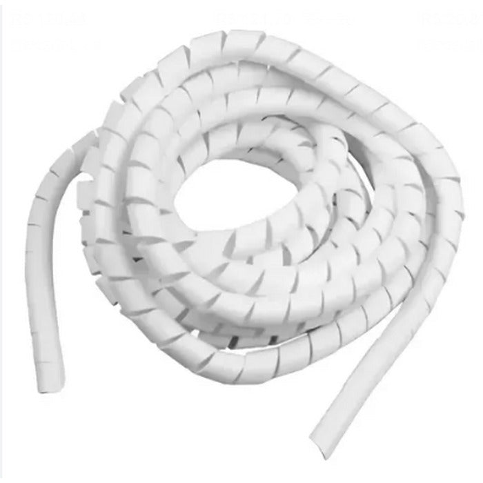 ESPIRAL 3/8" ORGANIZADOR DE CABOS BRANCO LUKMA