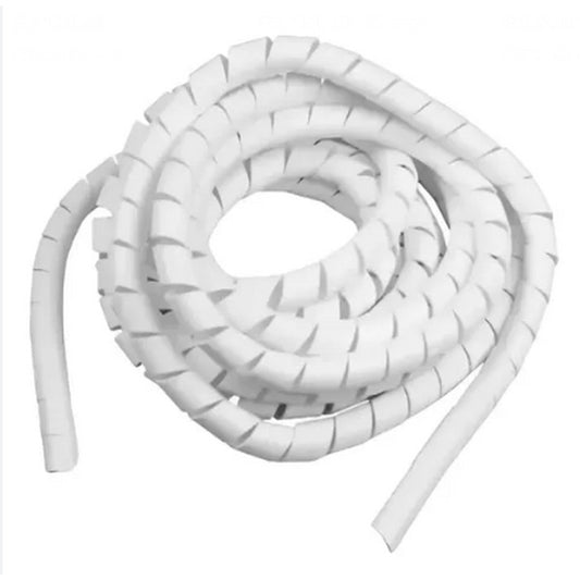 ESPIRAL 1/2" ORGANIZADOR DE CABOS BRANCO LUKMA